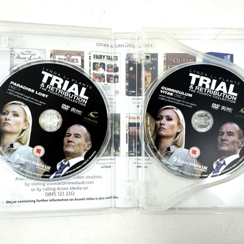 Trial & Retribution DVD box set used, 14 discs, crime series