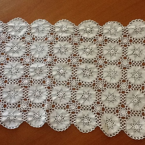 Handmade white lace doily new
