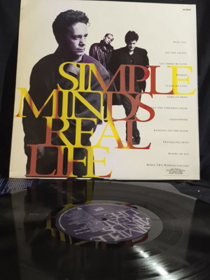 Simple Minds Real Life LP used