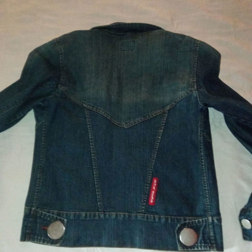 Jacket like new, size large-xl, silver buttons