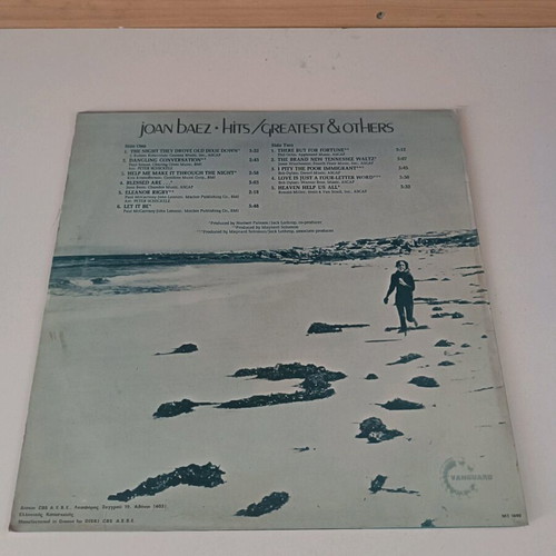 Joan Baez Greatest Hits vinyl used