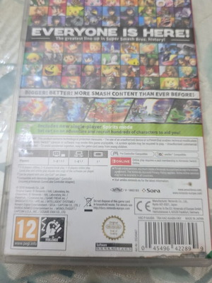 Nintendo Switch Super Smash Bros case used