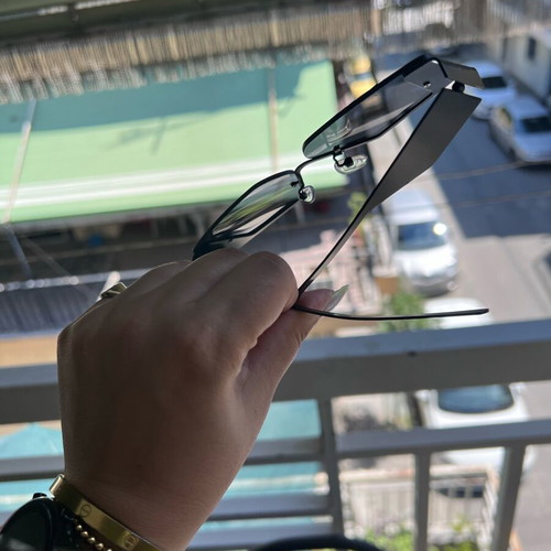 Futuristic shield sunglasses black like new, Y2K style