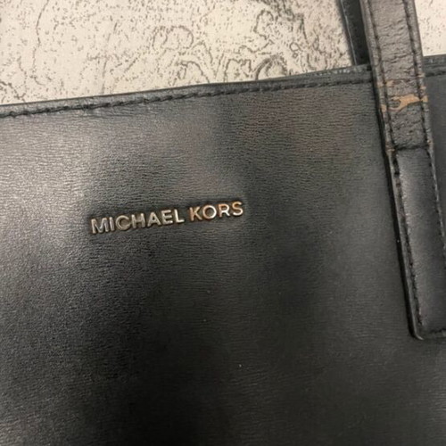 Michael Kors tote bag used, with wear, black