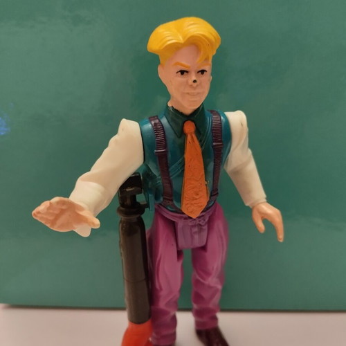 Vintage Horage IQ Boothroyd figure James Bond Jr. 1990 used with accessories