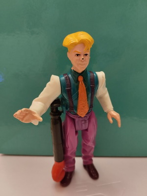 Vintage Horage IQ Boothroyd figure James Bond Jr. 1990 used with accessories