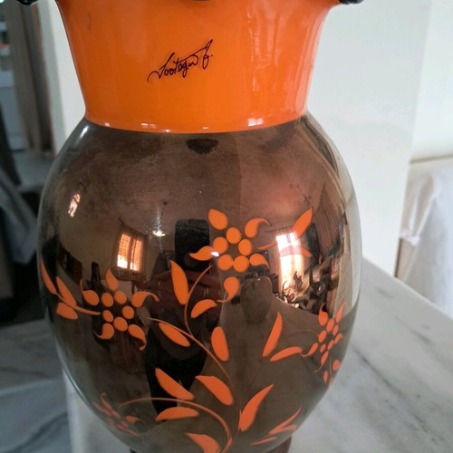 Vintage vase used, old, height 26 cm