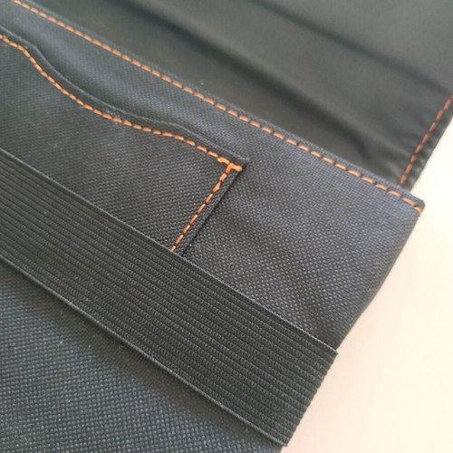 Mini Cooper manual case black with orange stitching