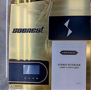 ΝΕΟ ΜΟΝΤΕΛΟ SOONEST ανταγωνιστική τιμή ηλιακός μετατροπέας Οικονομικός υβριδικός 48V 6,2kw με WIFI
