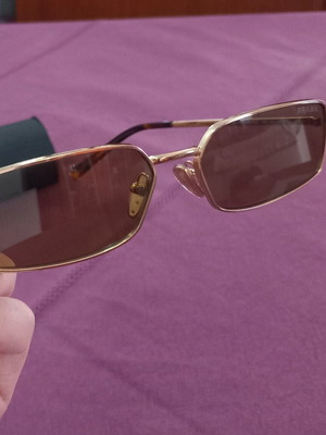 Prada PRA60S 5AK70G sunglasses like new, green and gold