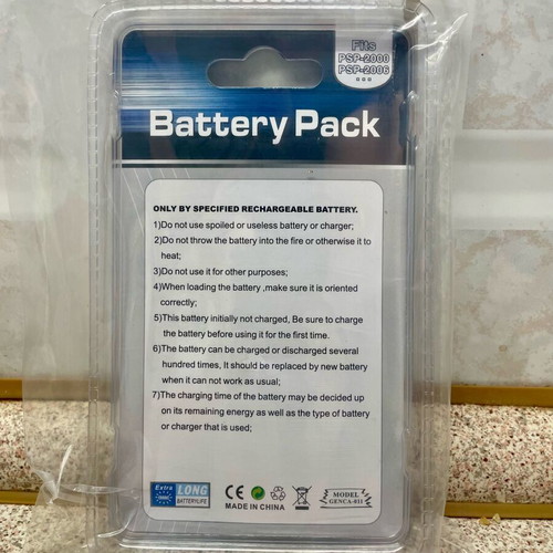 PSP battery new, in its box