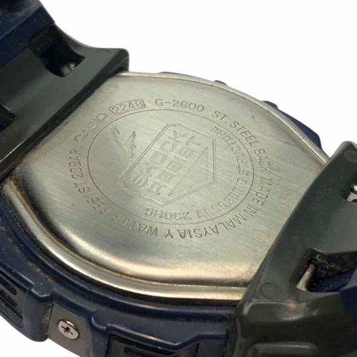 Vintage Casio G-Shock G-2600 2V-MER module 2248 watch used, functional, blue