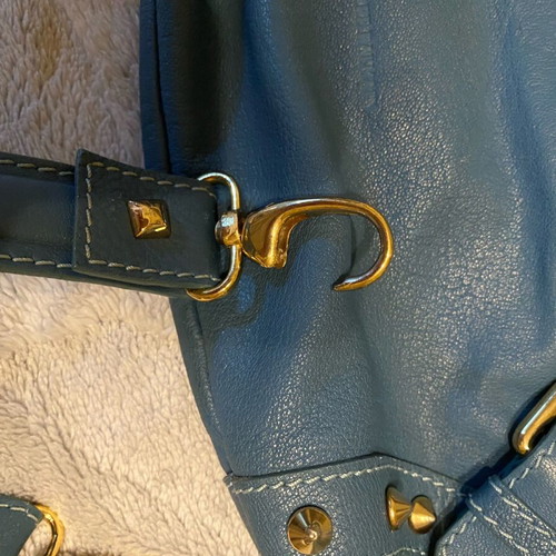 Balmain shoulder bag used, blue