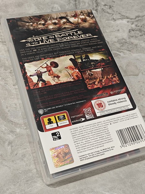300: March to Glory PSP game, complete with manual