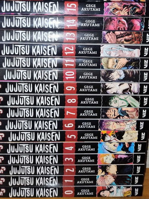 Jujutsu Kaisen manga collection volumes 1-15, English