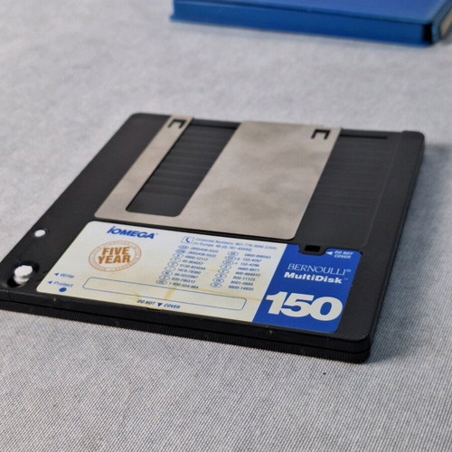 Iomega Bernoulli 150 Book and Disk Set used, vintage computing