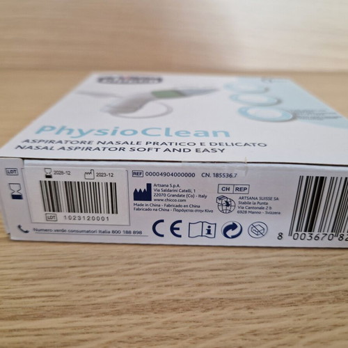 Chicco PhysioClean Nasal Aspirator Kit 0m+ new, 1 piece