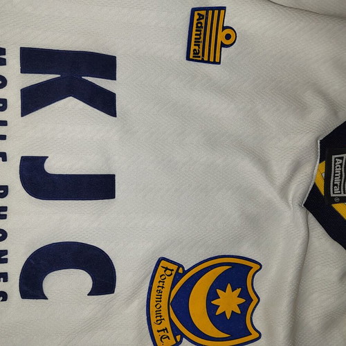 Portsmouth 1998-99 Centenary Match Issued Jersey Vlachos 7 used