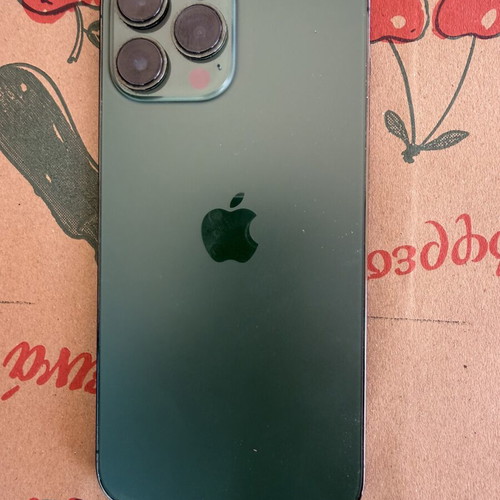 iPhone 13 Pro Max 128GB like new, green, 75% battery
