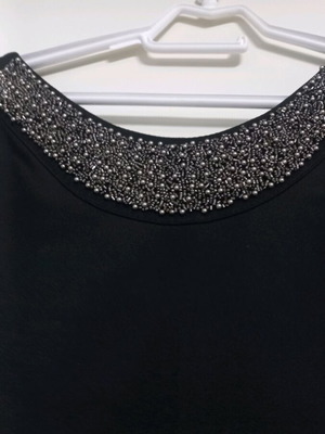 Dress black size M like new, Italian origin