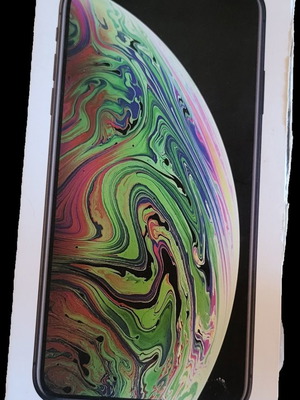 iPhone XS Plus empty box with side opening