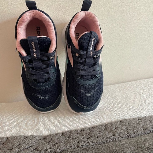 Reebok sport shoes size 24 like new, blue and pink