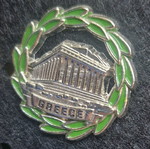 Athens pin badge