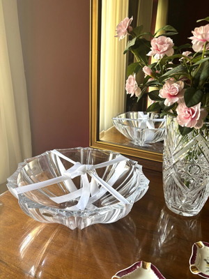 Rogaska Crystal Crystal Platter new, Bohemia, Made in Slovenia