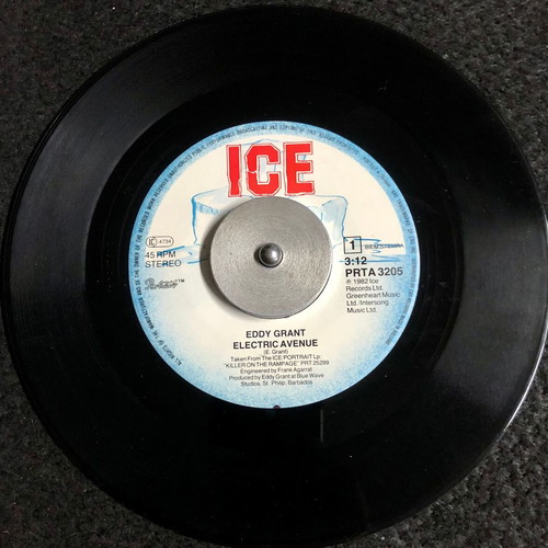 Eddy Grant Electric Avenue / Walking On Sunshine Vinyl 7" Single like new
