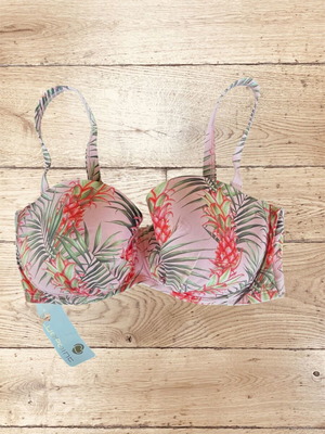 Blue Point pink strapless bikini bra like new 75D