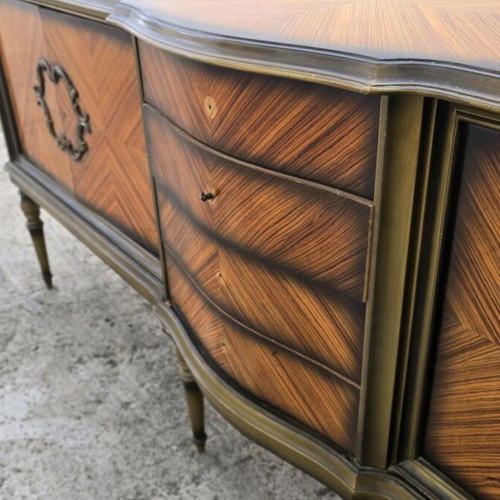 Classic antique wooden buffet used