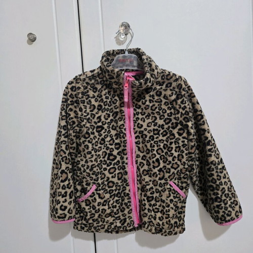 Leopard jacket used for 5 years old, multicolor