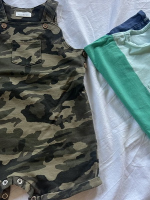 Next Baby Romper camouflage used, 9-12 months boy