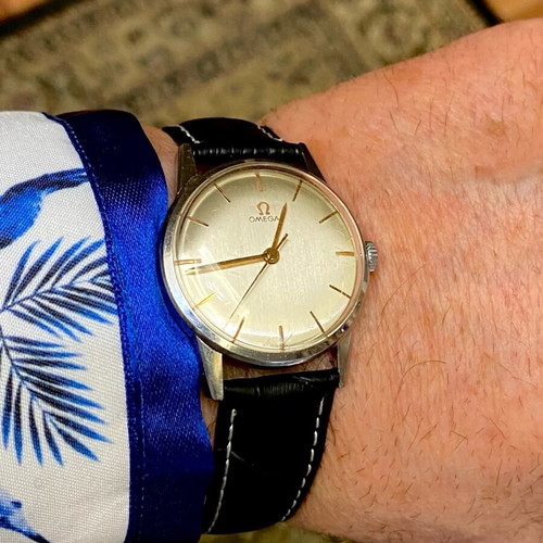 Omega mechanical vintage 1965 watch used, 33mm