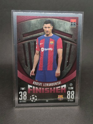 Κάρτα Robert Lewandowski Finisher σαν καινούργια, Topps Match Attax