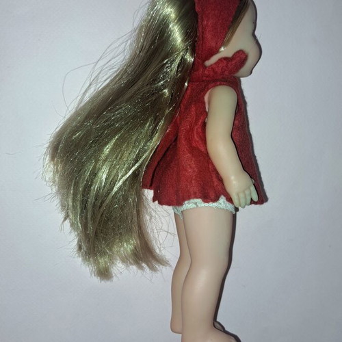 Vintage Greek doll 70s used, style Kehagia, 22 cm tall