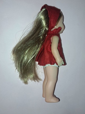 Vintage Greek doll 70s used, style Kehagia, 22 cm tall