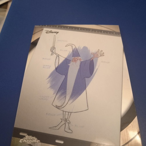 Merlin Ink and Paint Disney Topps Chrome 2026 card new