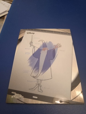 Merlin Ink and Paint Disney Topps Chrome 2026 card new
