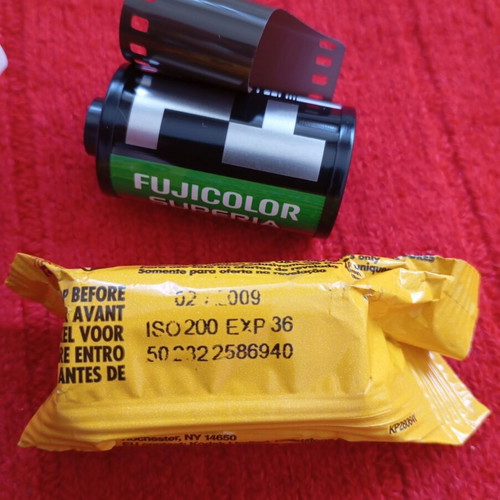 35mm film pack used with Fujifilm Superia 200 and Kodak ColorPlus