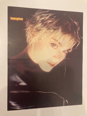 Ένθετο αφίσα Madonna - Duran Duran από περιοδικό Κατερίνα σαν καινούργιο