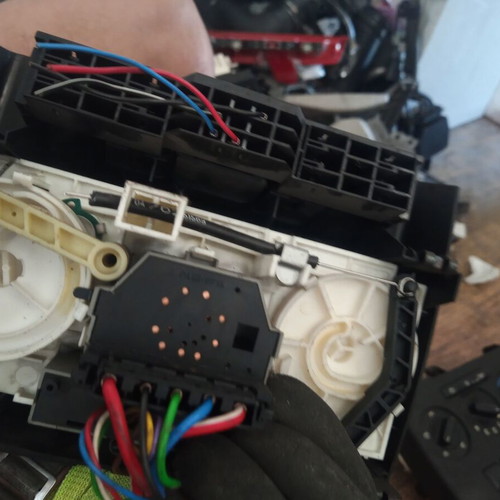 Opel ZAFIRA climate control panel 1999-2005 24420732