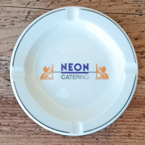 Collectible porcelain ashtray Neon Catering like new
