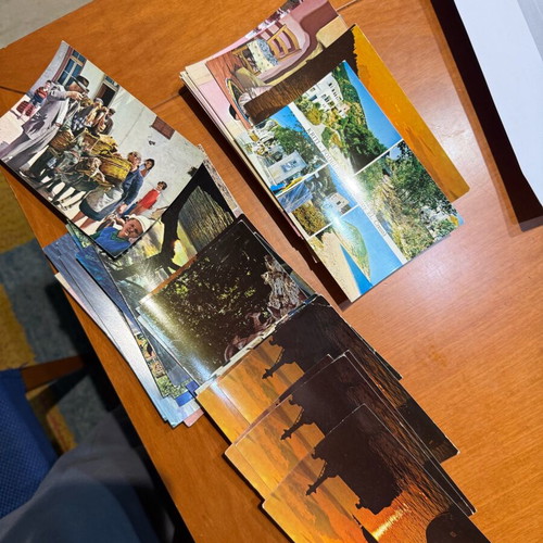 Vintage Crete postcards used, collection of 67 pieces from the 90s