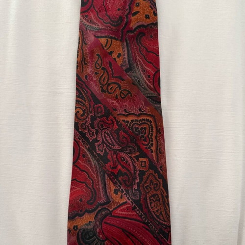 Carven vintage tie like new, red