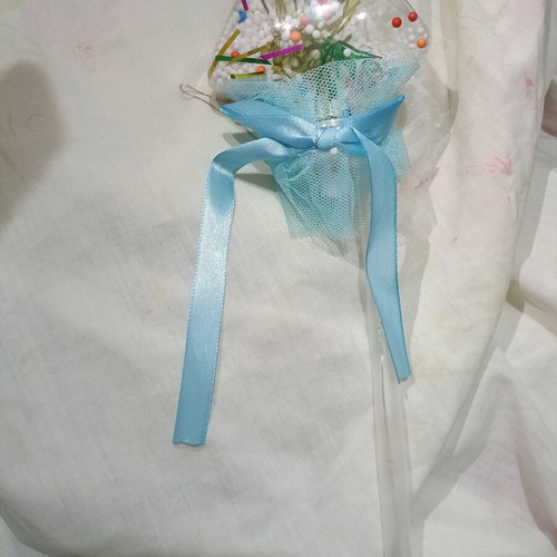 Princess Wand blue star shape, new, light-up