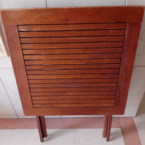 Folding veranda table like new, 70×70×73 cm