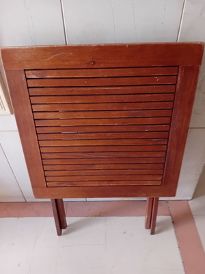 Folding veranda table like new, 70×70×73 cm