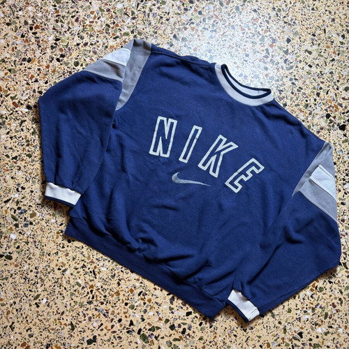 Nike 90s men's oversized pullover medium like new, blue