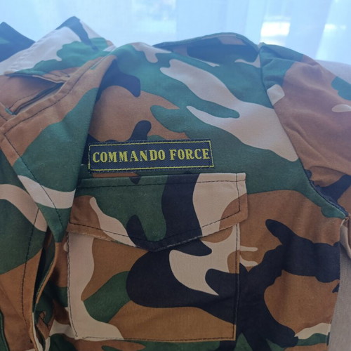 Commando costume for child 10 years like new